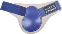 HKM Softopren Achterbenen Strijklappen Donkerblauw/Beige Cob/Full