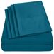 Kingsize Ensemble de Draps 6 Pièces en Microfibre Fine Brossée