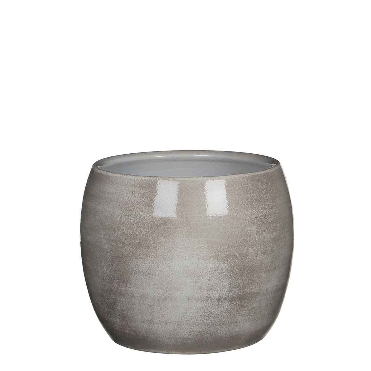 Mica Decorations Lester Ronde Pot Lichtgrijs - 18 x 20 cm - 8718861022797