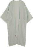 Knit Factory Elva Lange Kimono Vest Dames - Olive Mist - 36/42