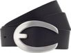 Vanzetti Leren Riem 33mm Leather Belt W95 Black Zwart
