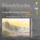 Outhere Mendelssohn-Bartholdy: Complete String Quartets Vol. 1: String Quartets Op. 12 & Op. 13 (CD)