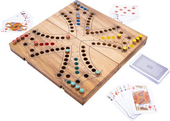 Longfield Toc 4 spelers - Denkspel - 2024 - Reisspel - Standaard editie - 2-4 spelers - Hout - 7+ jaar