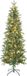 HOMCOM Kunstkerstboom 180 cm slanke kerstboom 200 lampen groen