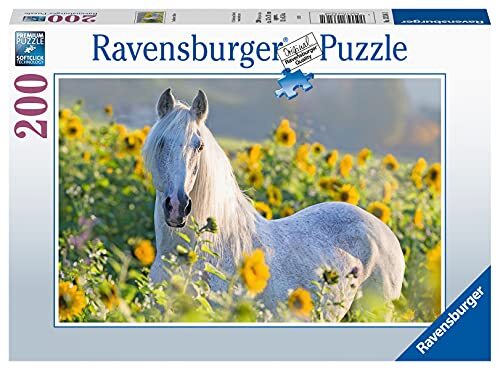 Ravensburger Puzzel voor volwassenen 13316 13316-Sunflower Horse-200 stukjes puzzel voor volwassenen en kinderen vanaf 14 jaar