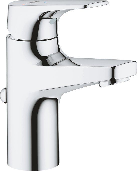GROHE QuickFix Start Flow Wastafelkraan - Chroom - Met Trekwaste - Waterbesparend