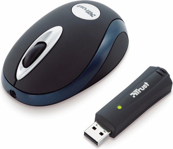 Merkloos Trust Wireless Optical Mini Mouse MI-4550Xp - Black