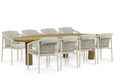 4 Seasons Outdoor Allora/Leafline 300 cm dining tuinset 9-delig