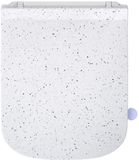 Unyqoos® Toiletbril rechthoekig met softclose en marmerlook