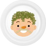 Happy Dooky Happy Plate – Kindertafelbord voor Groente en Fruit – Veilig, Onbreekbaar & Melaminevrij – Stimuleert Gezond Eten