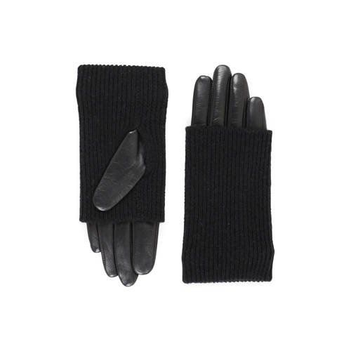 Markberg leren handschoenen zwart