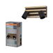 OSRAM LED Spot Acoustic, Zwart/Houtdecor, Staal en Grenenhout, GU10