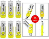 Anloter AnloterTM 20 Pack USB Flash Drive - Draaibaar Ontwerp - 2021 Model