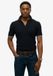Superdry Gebreid poloshirt met korte mouwen en textuur Heren XXL Classic Navy Diamond