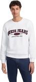 Guess Sweatshirt Original Design Wit Katoen Fleece Heren M