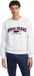 Guess Sweatshirt Original Design Wit Katoen Fleece Heren M