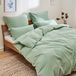 Blumtal Housse de couette - 135 x 200 cm - Taie d'oreiller - 80 x 80 cm - Coton - Vert menthe