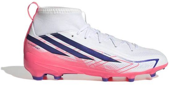 Adidas F50 Hyperfast League Mid Fg Junioren Voetbalschoenen Wit EU 35 1/2 Kinderen