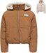 ONLY Kids Only Maria Life Puffer Jas Junior - Maat 140 - Bruin