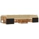 vidaXL Buiten bank set 8 st Natuurlijk en Beige