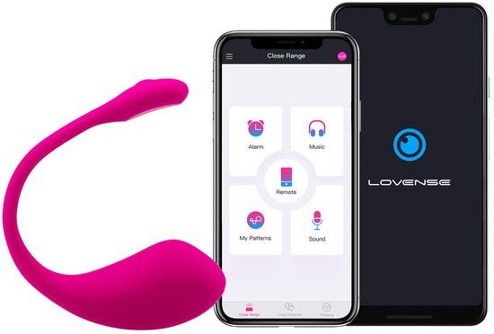 Lovense - Lush 4 Vibratie Eitje - Roze - Oplaadbaar - Bediening via mobiele app