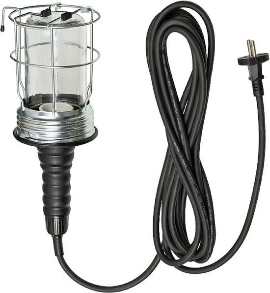 Brennenstuhl Handlamp / Werkplaatslamp - 60W - 5m Kabel - Zwart