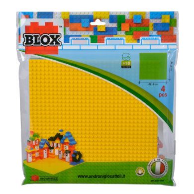 Simba Blox 4x bouwplaat elk 25x25cm - 8000796090676