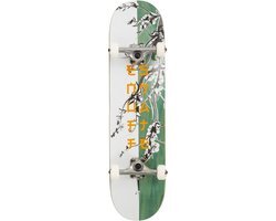 Enuff Skateboards Cherry Blossom Complete skateboard, uniseks, wit/blauwgroen (meerkleurig), 20,3 x 81,3 cm