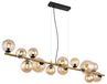 Globo 56135-13H Plafondlamp G9 Messing Glas Metaal