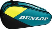 Dunlop SX Club 6 Racket Bag Teal/Black/Yellow