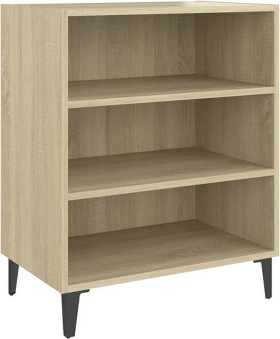 vidaXL Dressoir 57x35x70 cm Sonoma Eikenkleurig