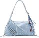 Desigual denim schoudertas blauw