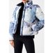 GUESS Printed Mountains Cr Aop Bleu Montagne