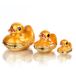 YU FENG Animal Trinket Box Ring Holder For Girls, Bejeweled Box Decorated For Women (3 yellow ducks)