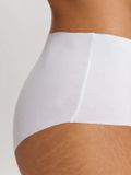 Hanro Maxislip Invisible Cotton Vrouwen Wit Effen