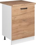 Vicco R-Line meuble bas de cuisine, chêne doré/blanc, 60 cm