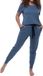 Ammann Dames pyjama Night & Home blauw