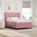 Maison Exclusive - Lit boxspring avec matelas et tête de lit Rosa 140 x 200 cm, velours
