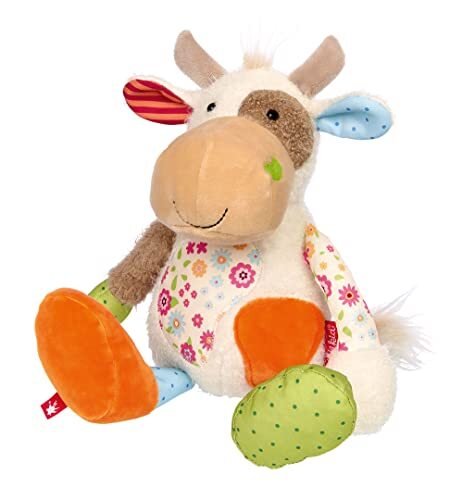 Sigikid 42839 koe, patchwork Sweety knuffeldier