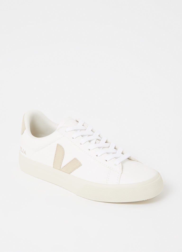 Veja Campo leren sneaker met suède details