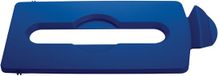 Rubbermaid Slim Jim - Papier deksel - Blauw - VB 237894