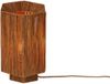 GOOD&MOJO Tafellamp Panama - Donkerbruin - 36x24x36cm - Bohemian