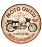 Nostalgic Art Merchandising Rond Metalen bord 35cm Moto Guzzi