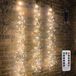 Guirlande lumineuse pour sapin de Noël 2M avec 600 LED, 30 brins, lumière blanche chaude, 8 modes d'éclairage, télécommande incluse. Décoration de Noël