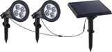lumisky Set van 2 gekoppelde zonne-spotlights 400LM FAMILY SPIKY