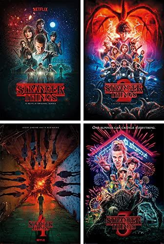 Close Up Stranger Things poster set van 4 seizoen 1-4 61 x 91,5 cm