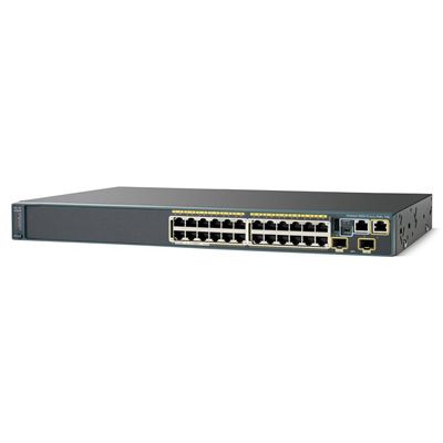 Cisco WS-C2960S-F24TS-L Switch - Zwart