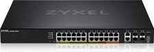 Zyxel XGS2220-30HP - Switch - 24-poorts Gigabit PoE+ - Managed - Zwart