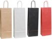 Packadi 40 x Wijntas 14+8x39cm voor 1 Fles wit zwart rood bruin