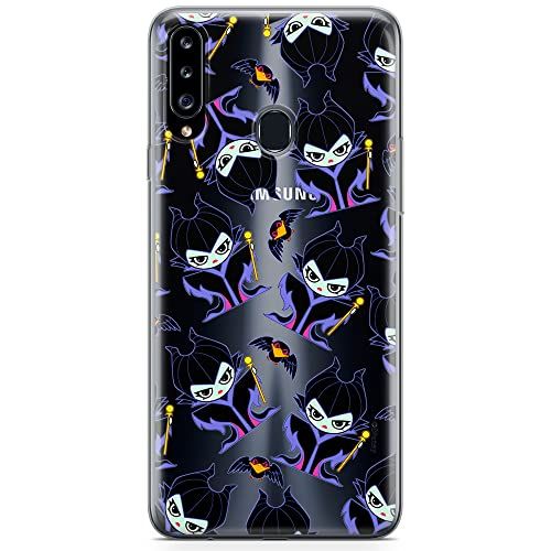 ERT GROUP mobiele telefoonhoesje voor Samsung A20S - Maleficent 004 - Disney